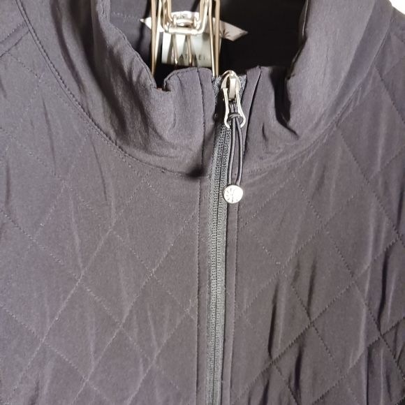 Athleta 2015 Quilted Black Full Jacket Coat Versatile Warm Cozy Large Gorpcore - Picture 8 of 8